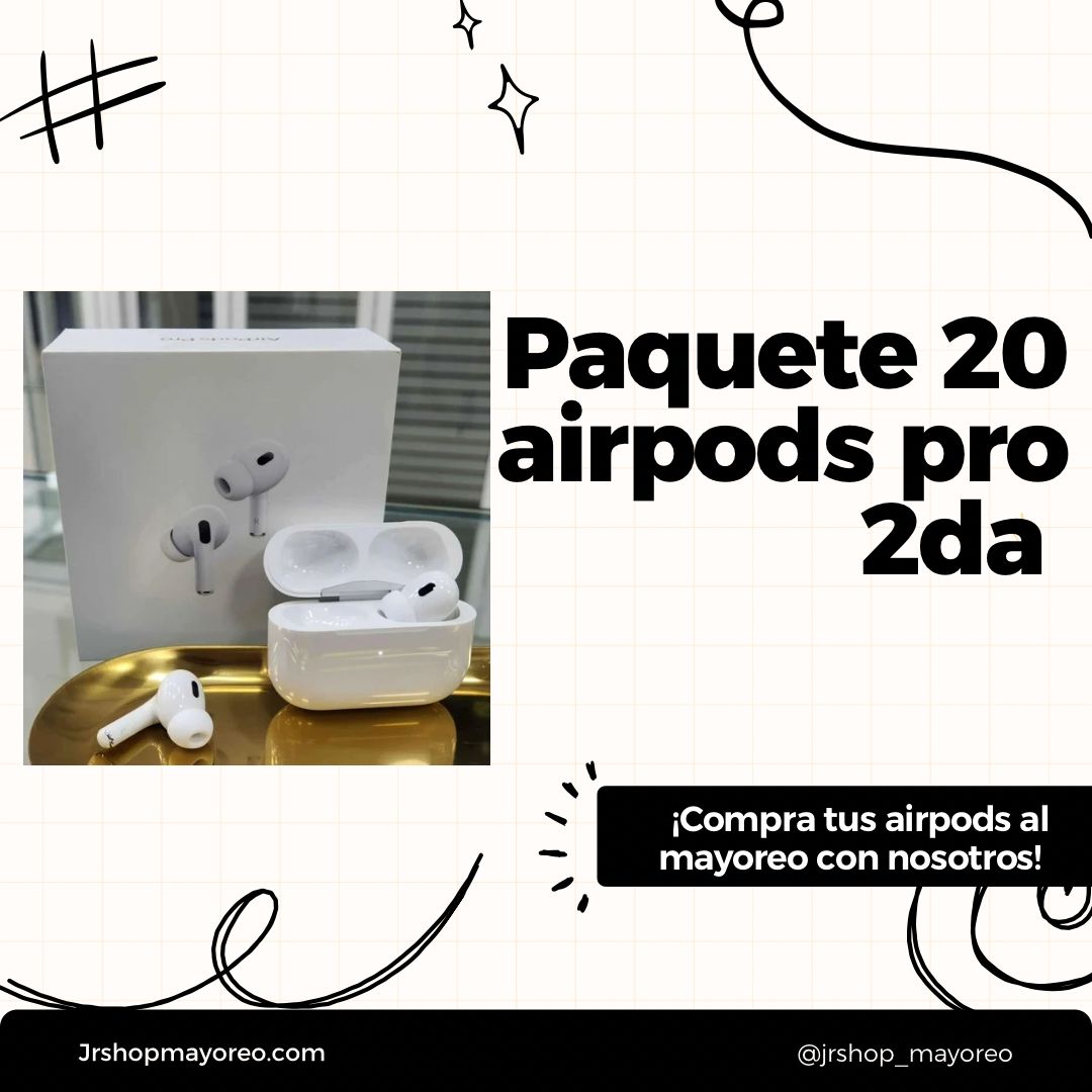 Paquete 20 AirPods (oem)